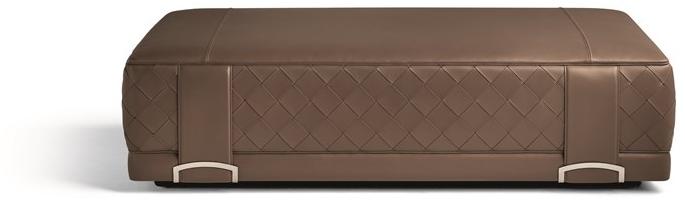 Poltrona Frau Прямоугольный кожаный пуф La collezione - mobili e complementi sun-id-1508766 - Вид №1