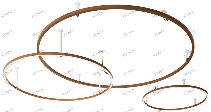 AXOLIGHT Алюминиевый светодиодный потолочный светильник U-light sun-id-1346742