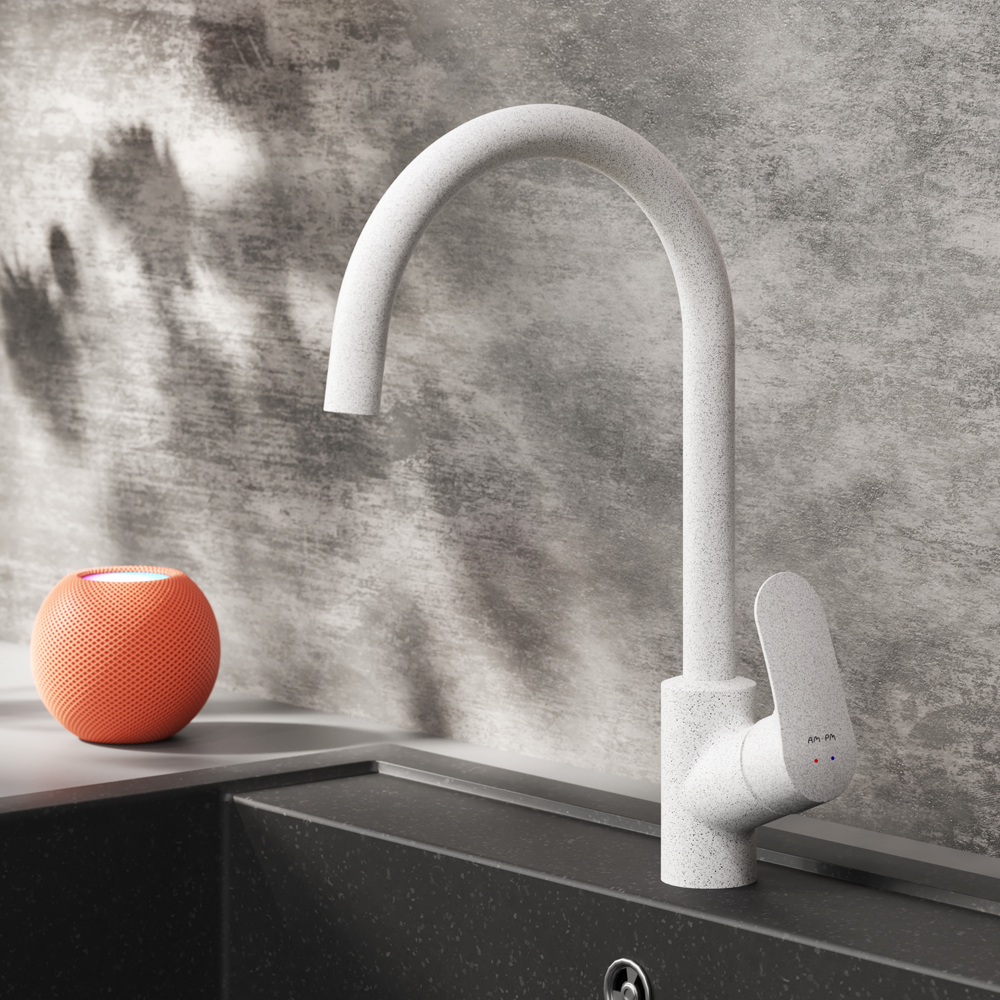 F8007133 смеситель для кухни элегантный белый шт AM.PM Like