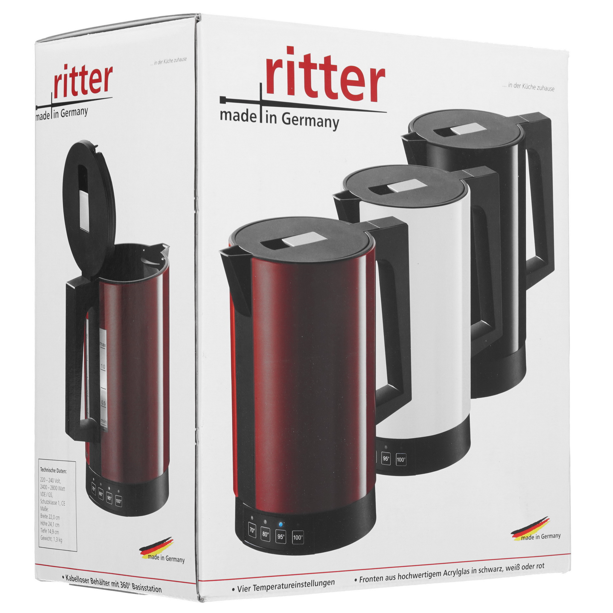 5340785 Электрочайник Ritter FONTANA 5 черный STDN-0087155 - Вид №5