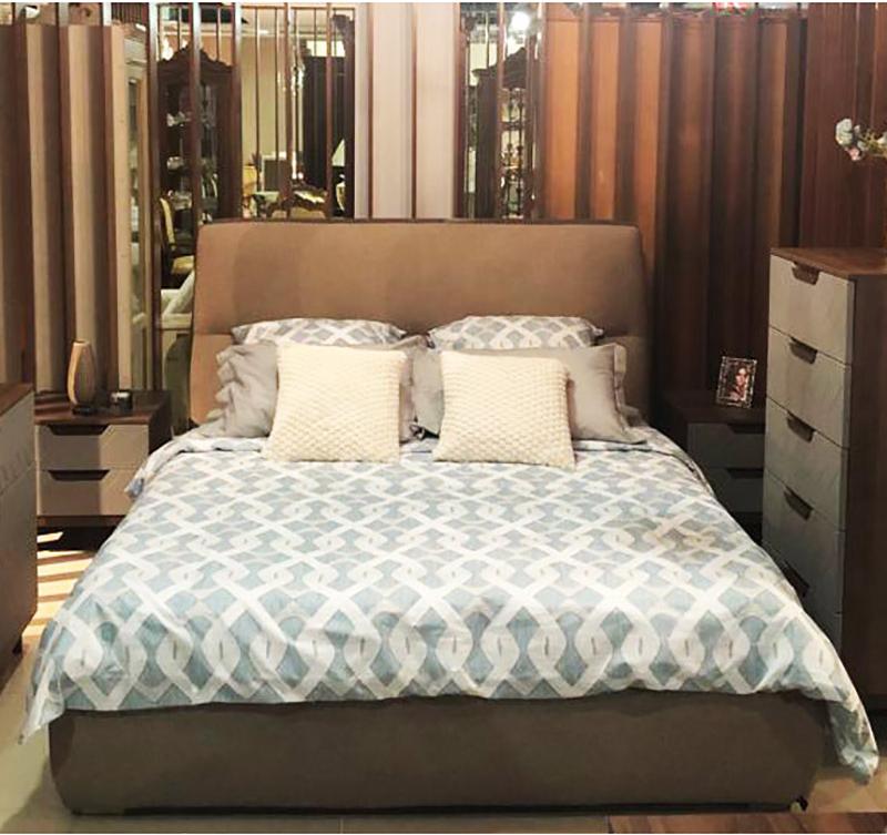 1455 Кровать с ортопедическим основанием 1.6 Сканди Жемчужно-белый R-HOME 40172725h_Жемчуг - Вид №5