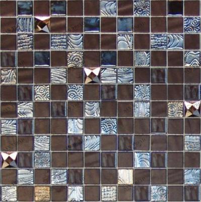 Mystic Glass Agata Diamond Brown Malla 31,1x31,1 Onix sun-id-316769