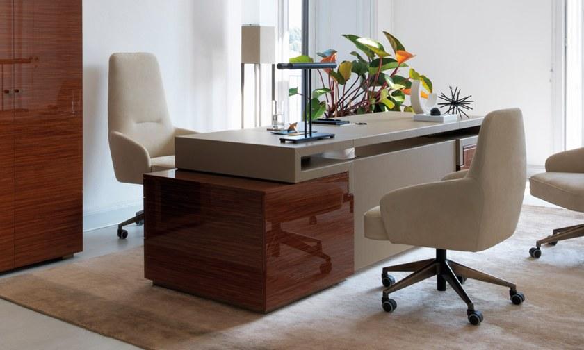 OAK Рабочий стол из розового дерева с ящиками Milano collection Sc7000 - Вид №3