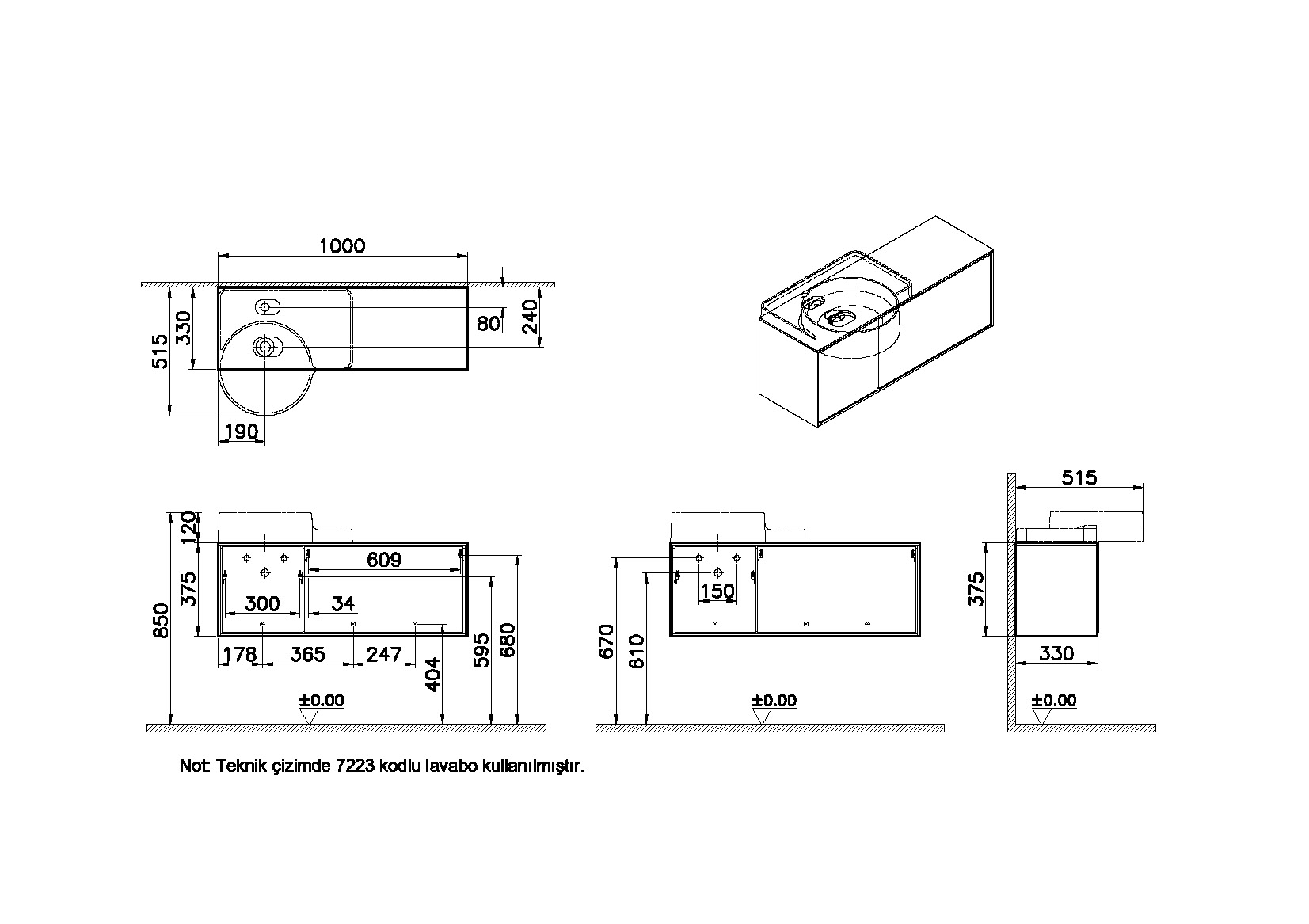 62402 Раковина Vitraglobal Voyage - Вид №1