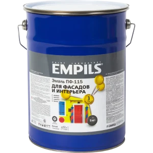 Эмаль ПФ-115 Empils PL 5 кг цвет белый