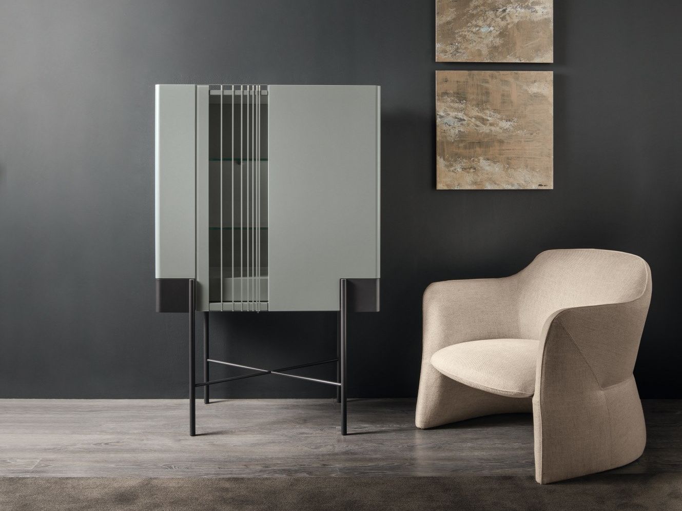 Тканевое кресло с подлокотниками Cantori Karina ARCH-00145337 - Вид №2