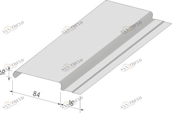Реечный потолок Албес белый матовый 150мм 4м Albes 1249