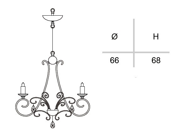 Italamp 743/6 Crist/SW Strass Black/C LIRA люстра подвесная 58097 - Вид №1