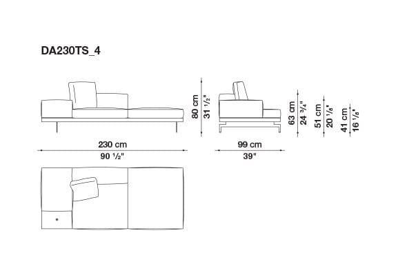 3-местный тканевый диван B&B Italia док ARCH-00033457 - Вид №125