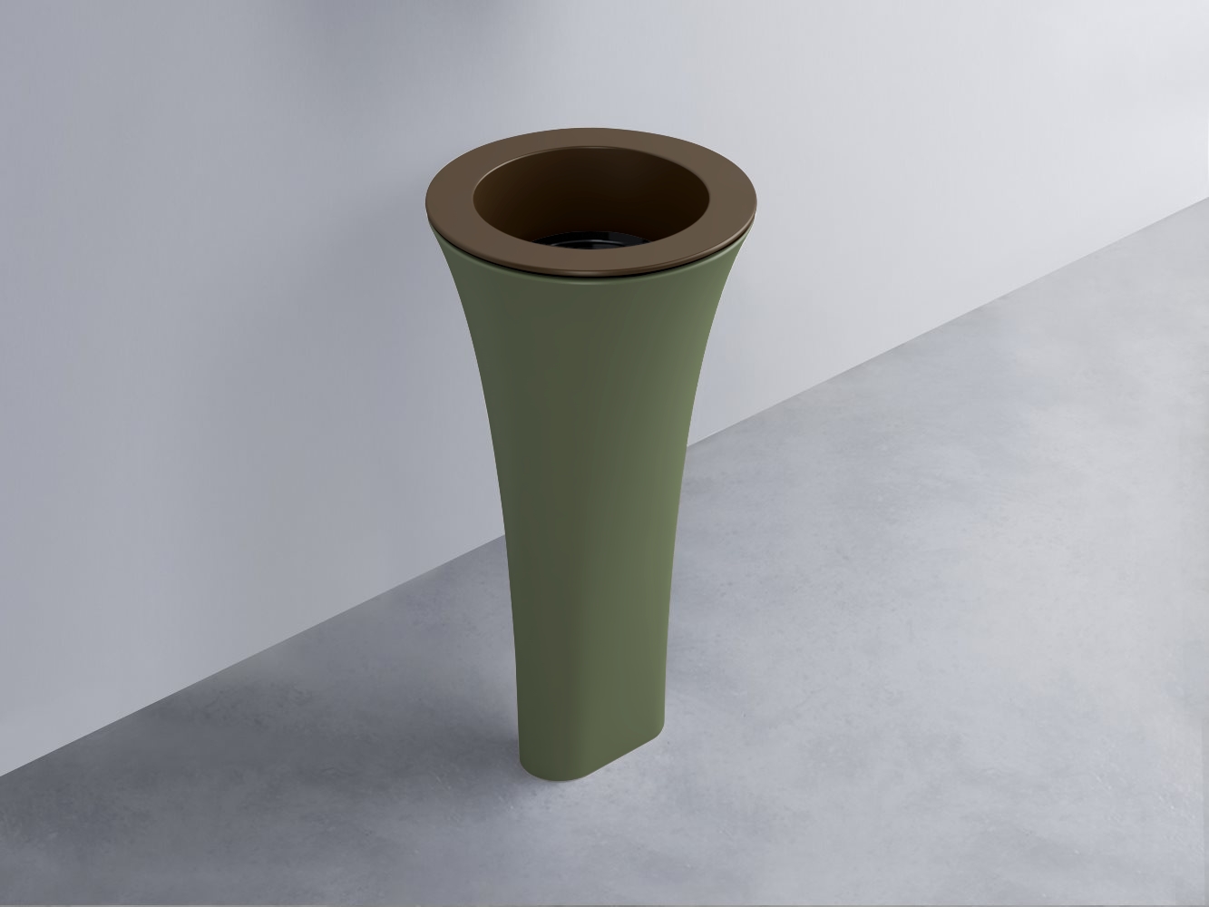 AMLA45-CA+AMPILT-N+AMCOLT-AG Раковина Amedeo Tondo отдельностоящая cielo Enjoy + Amedeo Ceramica Cielo