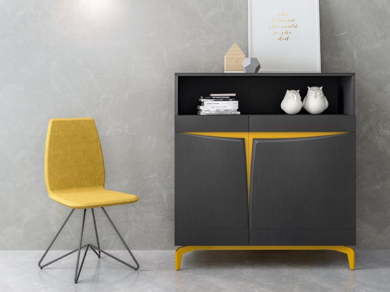 Деревянный шкаф с распашными дверцами animovel Iris ARCH-00097145 - Вид №1