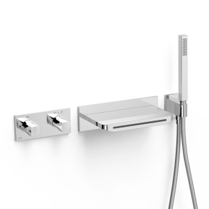 B-SYSTEM B-system 2-ходовой встраиваемый термостатический смеситель для ванны и душа-30725207 TRES