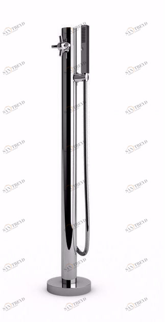 Inoxstyle Открытый душ из нержавеющей стали с ручным душем Telefono 04023