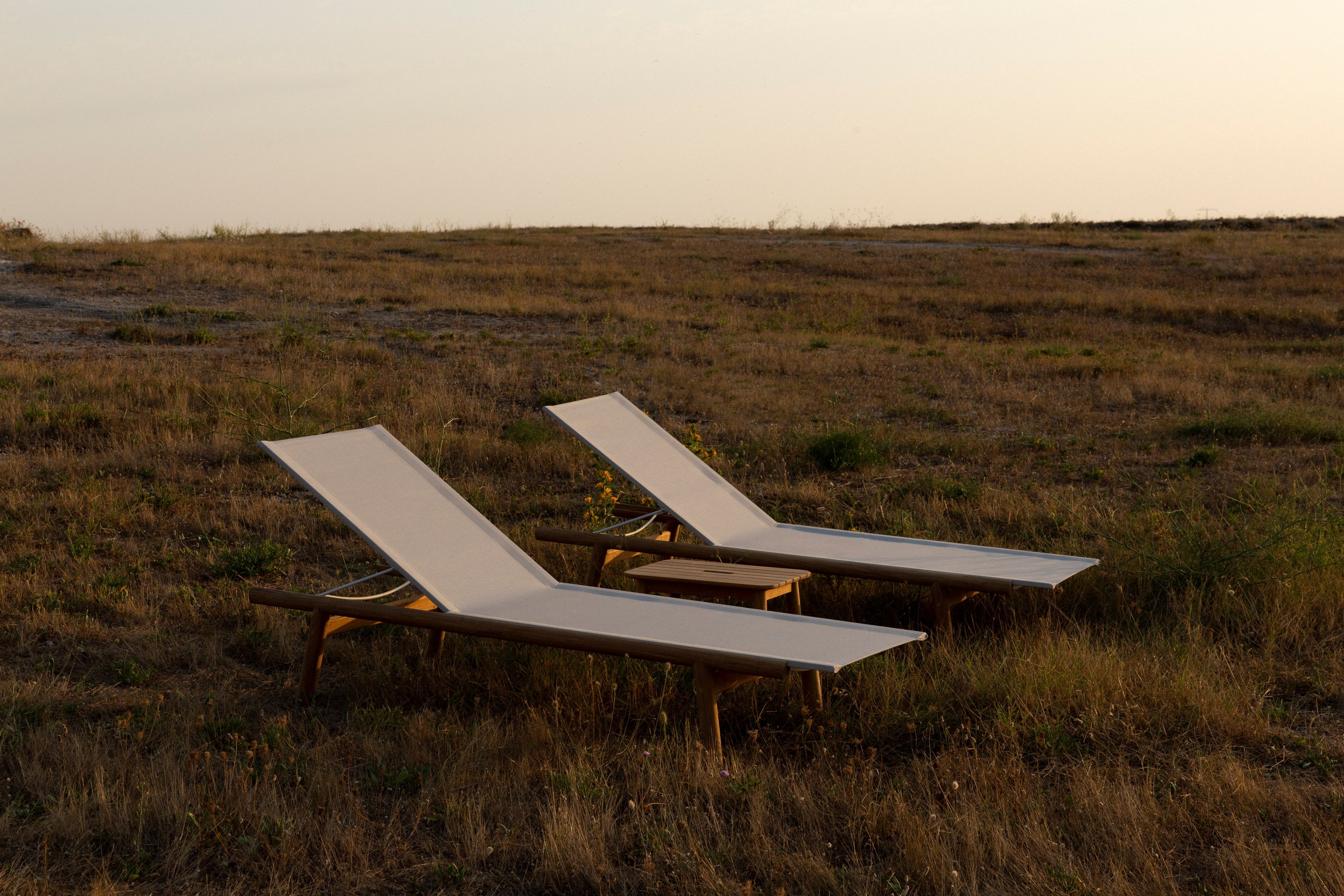 Садовая кровать с откидной спинкой из технической ткани Unopiù Pevero ARCH-00079511 - Вид №8