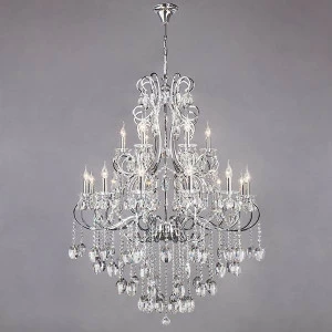 Подвесная люстра Bogates Ariadne 253/18 Strotskis BOGATES ДИЗАЙНЕРСКИЕ, ARIADNE ХРОМ 181553 Хром