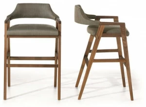 Arte Brotto Табурет со встроенной подушкой со спинкой Leonardo L32