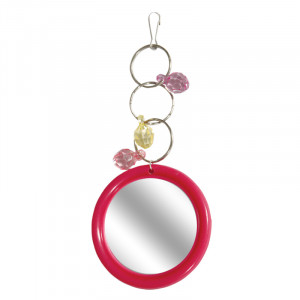 Т0028905 Игрушка для птиц "Зеркало с украшением", 140*60мм TRIOL