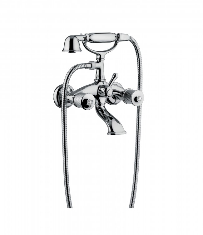 06526-65526 Внешний смеситель для ванны и душа с душевым комплектом. Bongio Impero