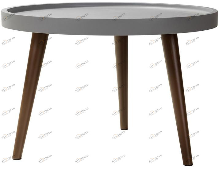 29515 Стол журнальный Luna D60 Грей R-HOME 40031161h_Грей