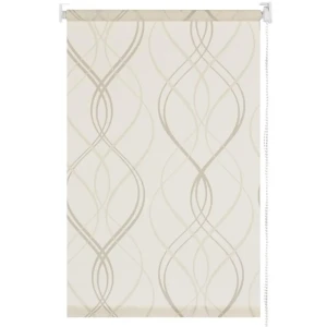 Штора рулонная «Волна» 100х190 см цвет бежевый