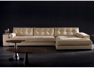 Угловой диван из ткани