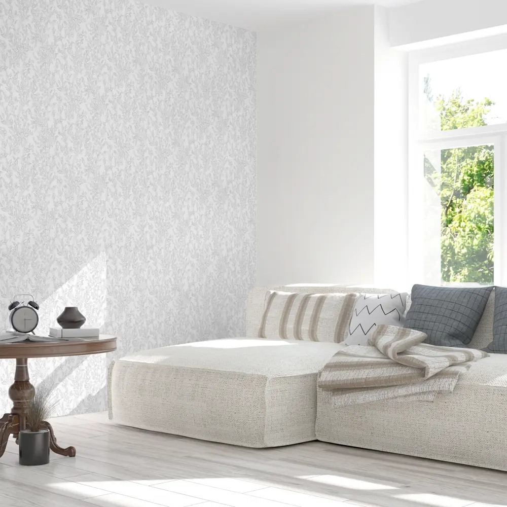 Обои флизелиновые Ateliero Vasilisa белые 1.06 м AT283071 STLM-2020232 - Вид №3