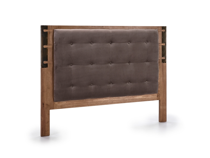 098761 Изголовье 150 серая ткань Schuller Dresde  - Вид №2