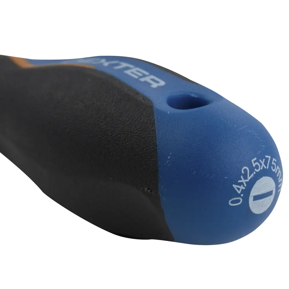 Отвертка шлицевая Dexter с магнитным наконечником SL2.5x75 мм 18147553 STLM-0009580 - Вид №7