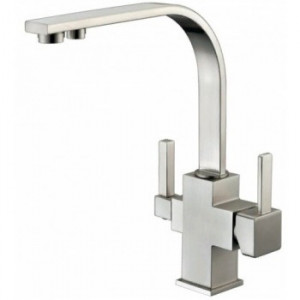 Zorg ZR 332 YF Nickel Смеситель для кухни Zorg 290х205 мм