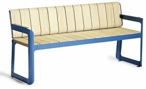 VESTRE Скамья из стали и дерева со спинкой Air