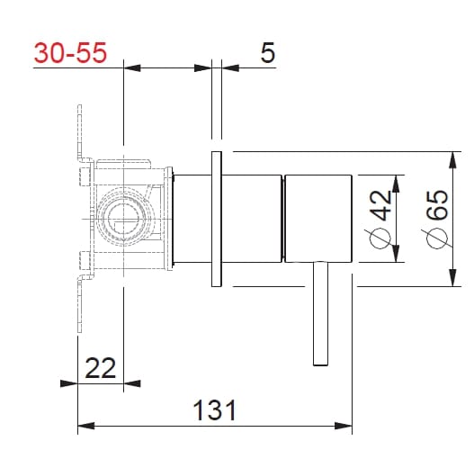 Пульт дистанционного управления из нержавеющей стали BEAMTECH Level ARCH-00085359 - Вид №4