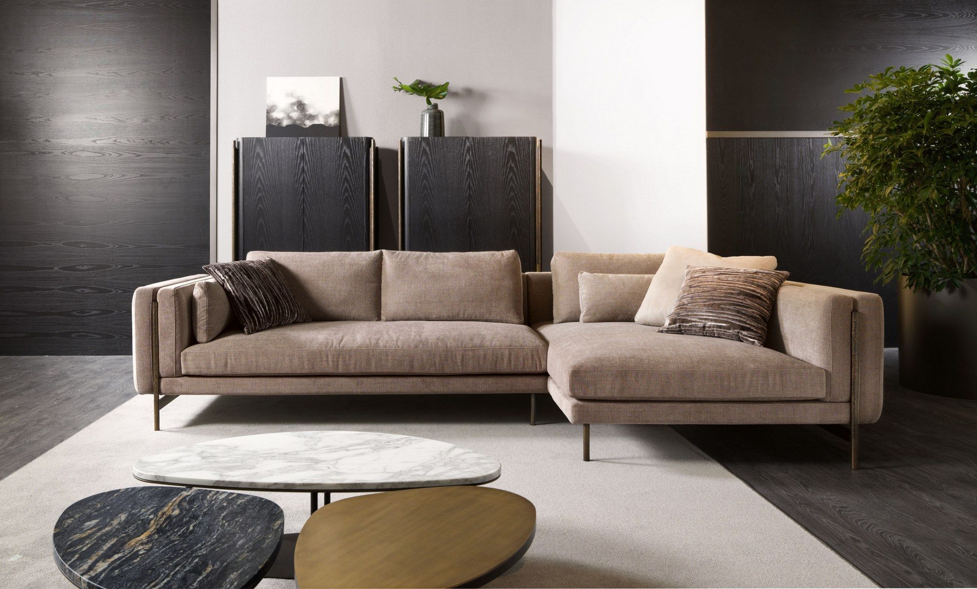 Угловой диван из ткани Cantori Шанхай ARCH-00073051 - Вид №4