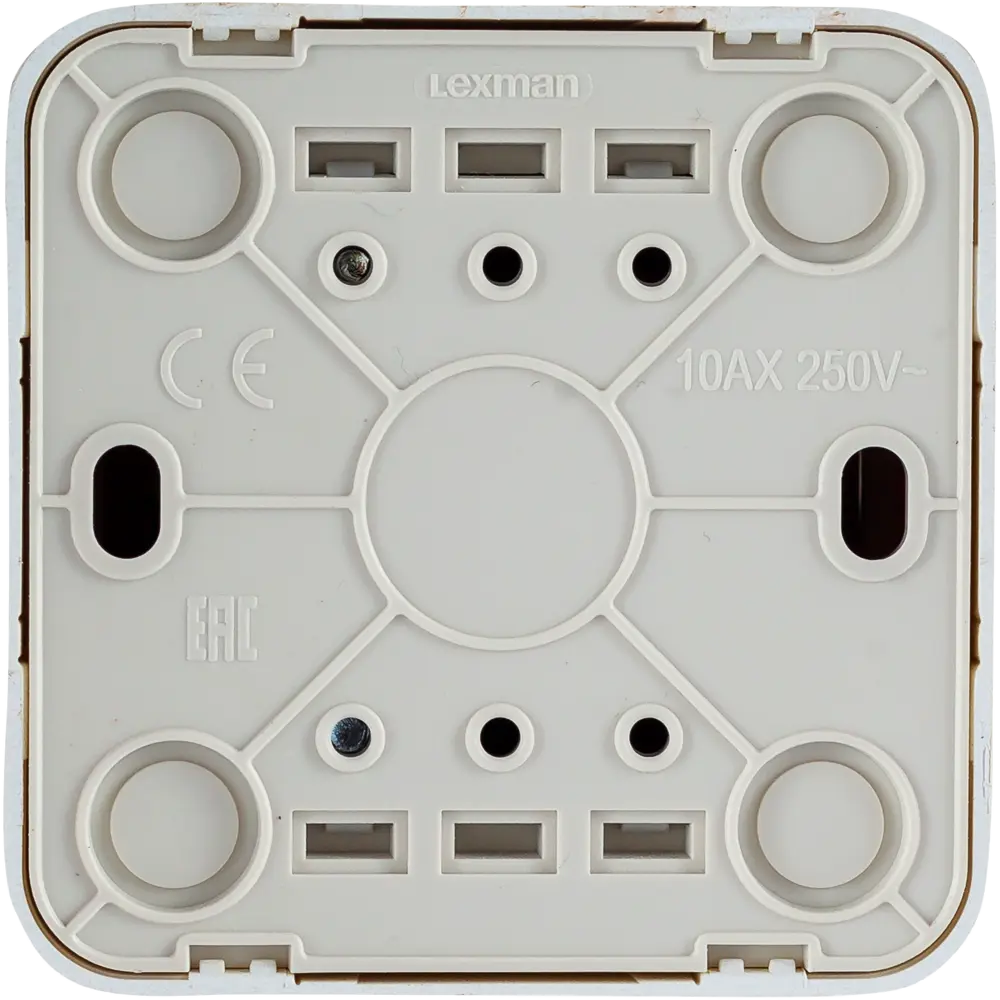 Выключатель накладной Lexman First 1 клавиша, цвет дуб белёный матовый 81930595 STLM-2020243 - Вид №2