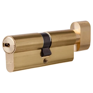 Цилиндр Abus 35х35 мм, ключ/вертушка, цвет золото 82389981 STLM-2096923