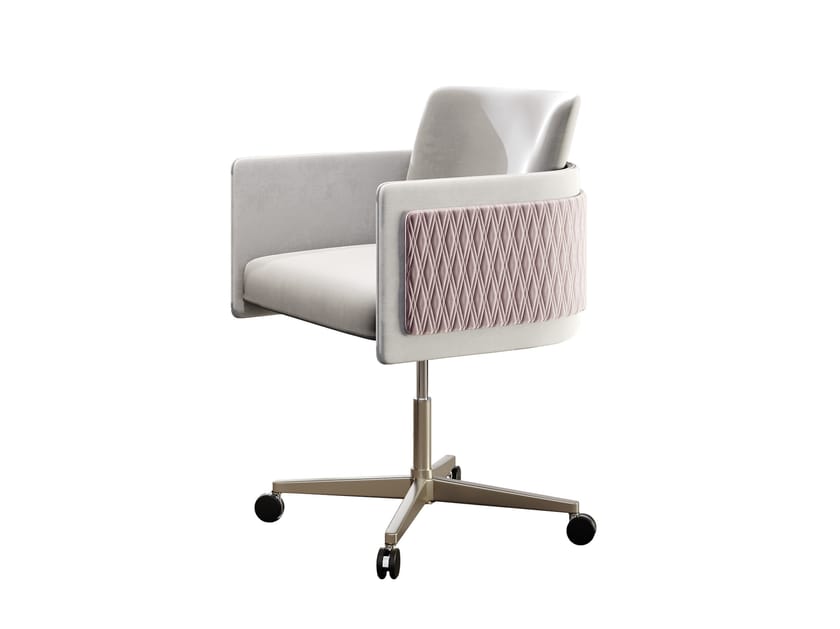 Кожаный регулируемый по высоте офисный стул с колесами REFLEX Amet ARCH-00067828