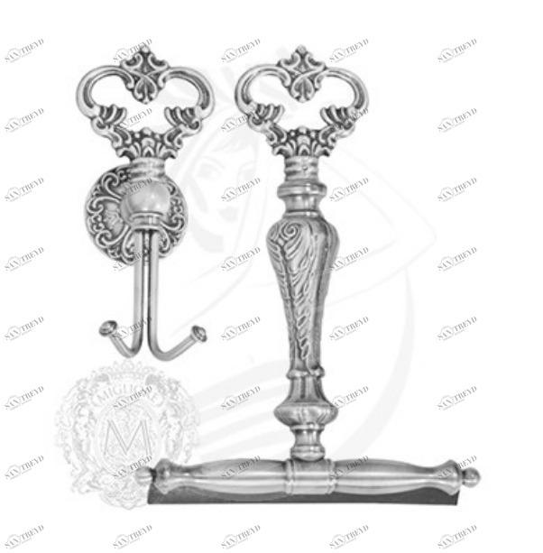 Щетка для чистки стеклянных поверхностей с крючком MIGLIORE Elizabetta ML.ELB-60.136.CR, цвет хром 