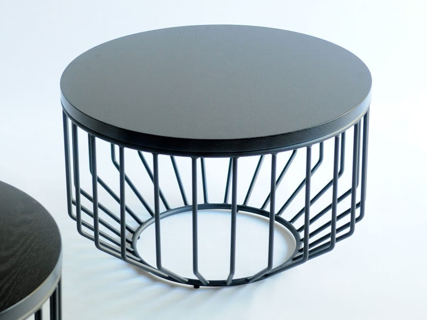 Круглый металлический журнальный столик Phase Design Wired ARCH-00107111