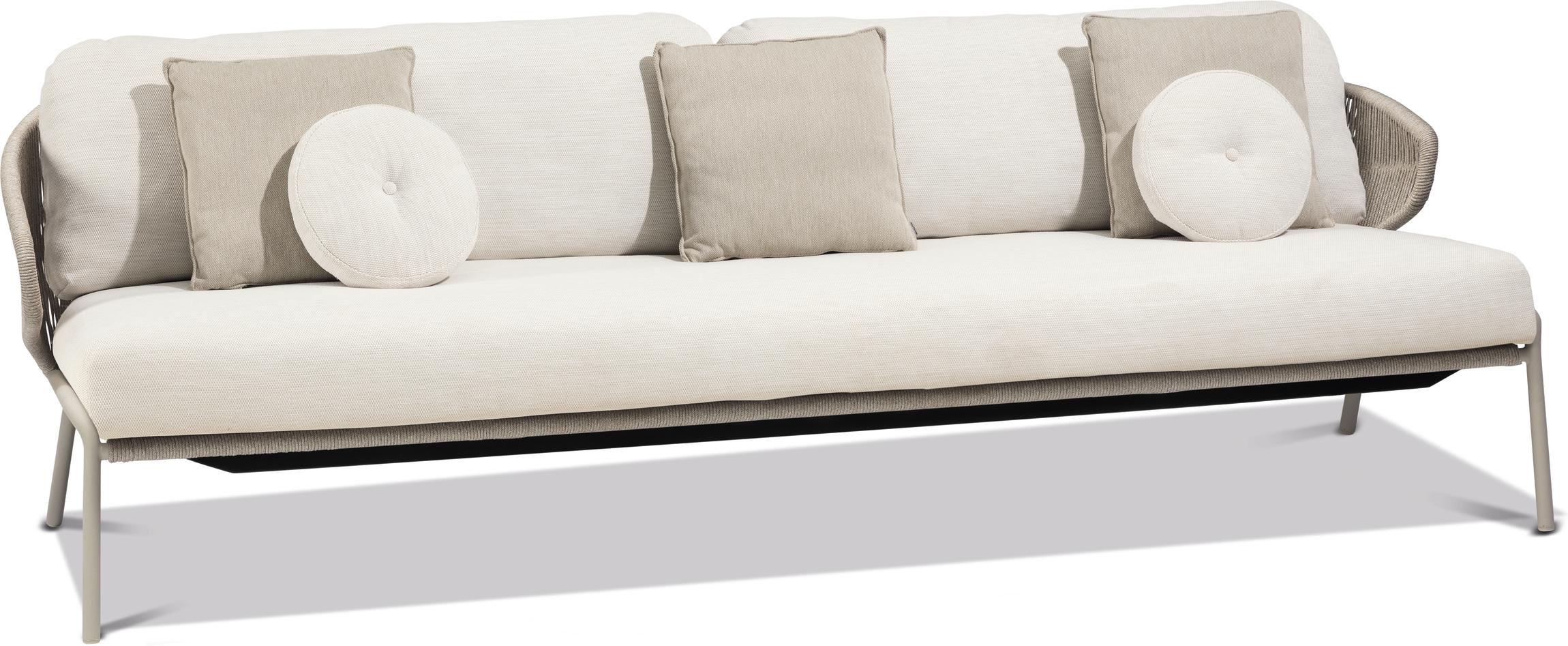 MNST29 3 мест. диван фиксированный кремень перец Manutti Radius