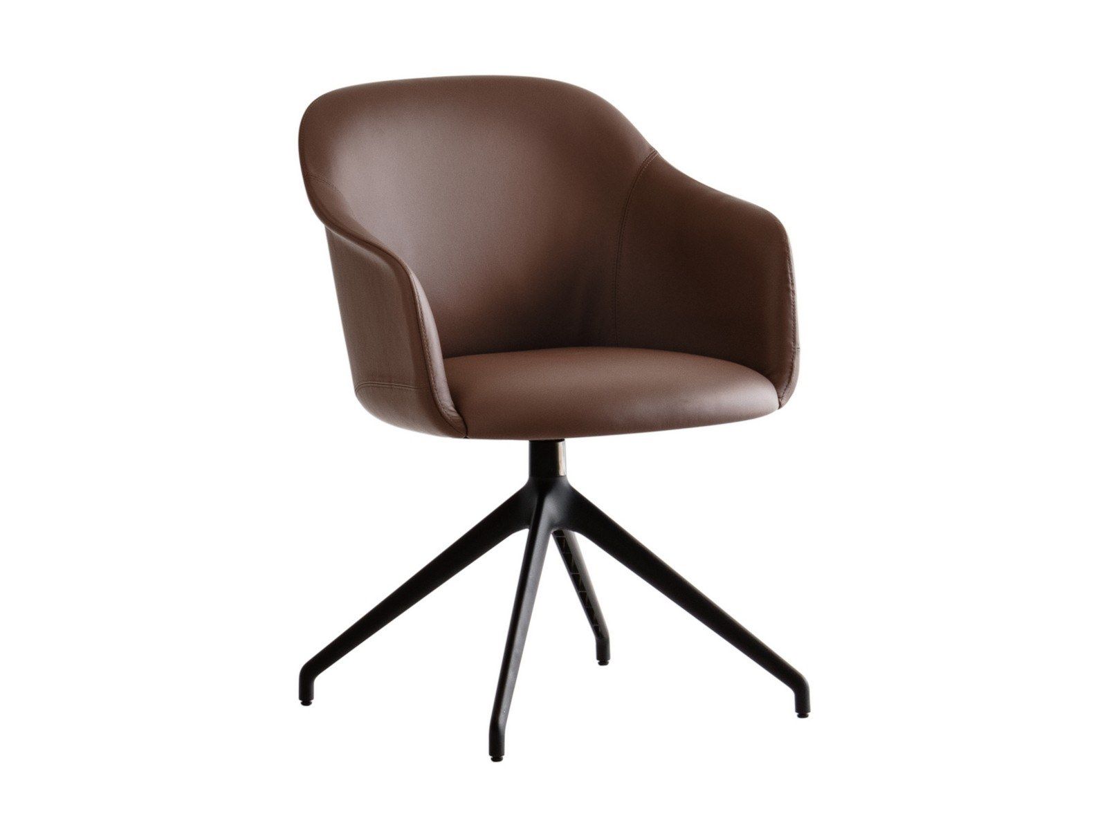 Кожаное вращающееся сиденье с мягкой обивкой Potocco Lyz ARCH-00095804