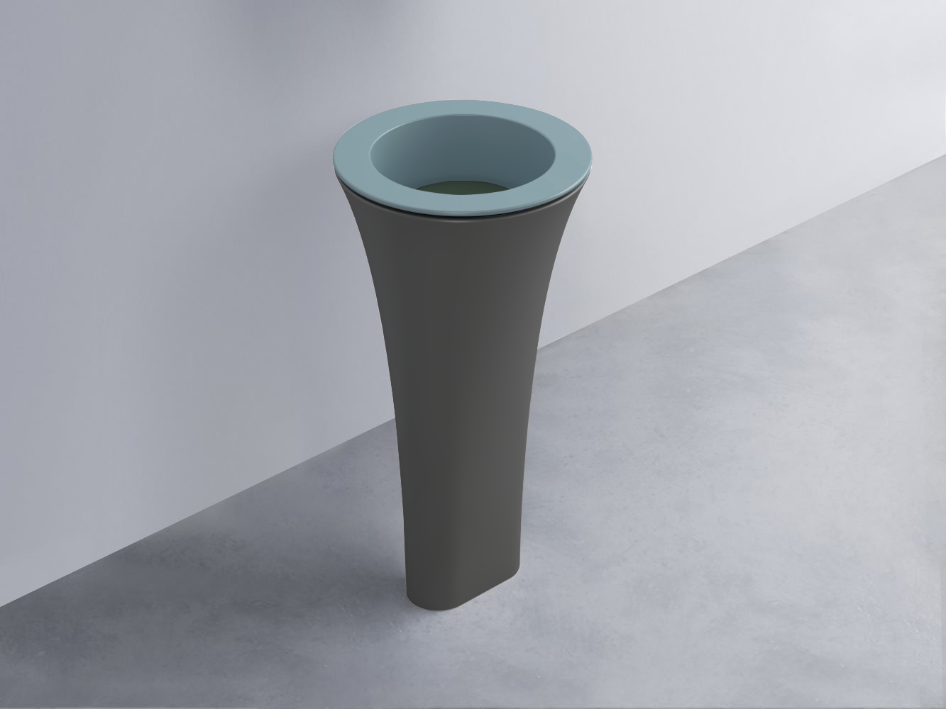 AMLA45-PL+AMPILT-MU+AMCOLT-CM Раковина Amedeo Tondo отдельностоящая cielo Enjoy + Amedeo Ceramica Cielo