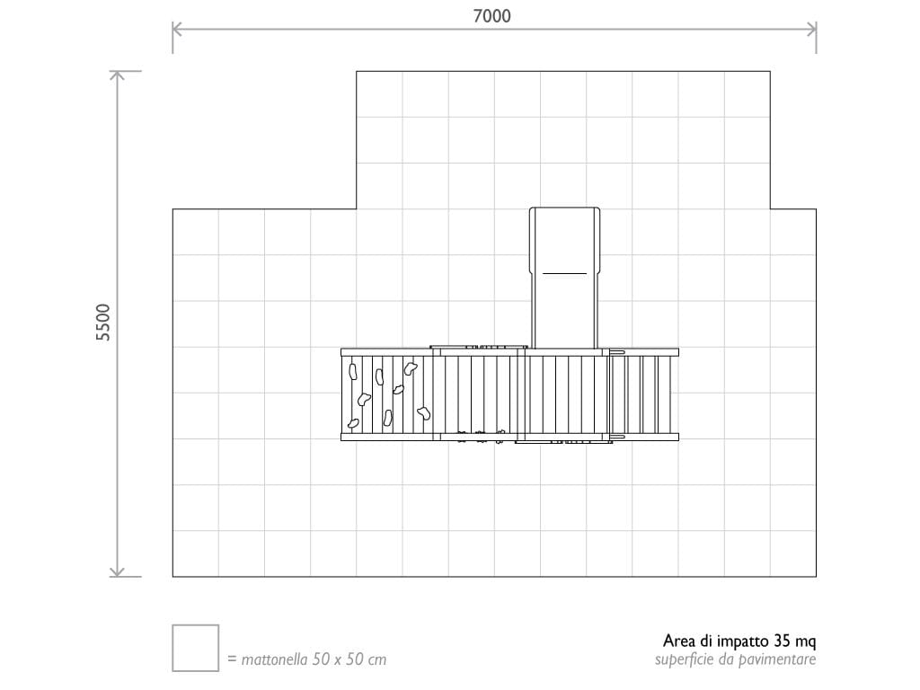 Рециркулированная пластиковая игровая структура EUROCOMITALIA COMBI BABY ARCH-00113981 - Вид №2
