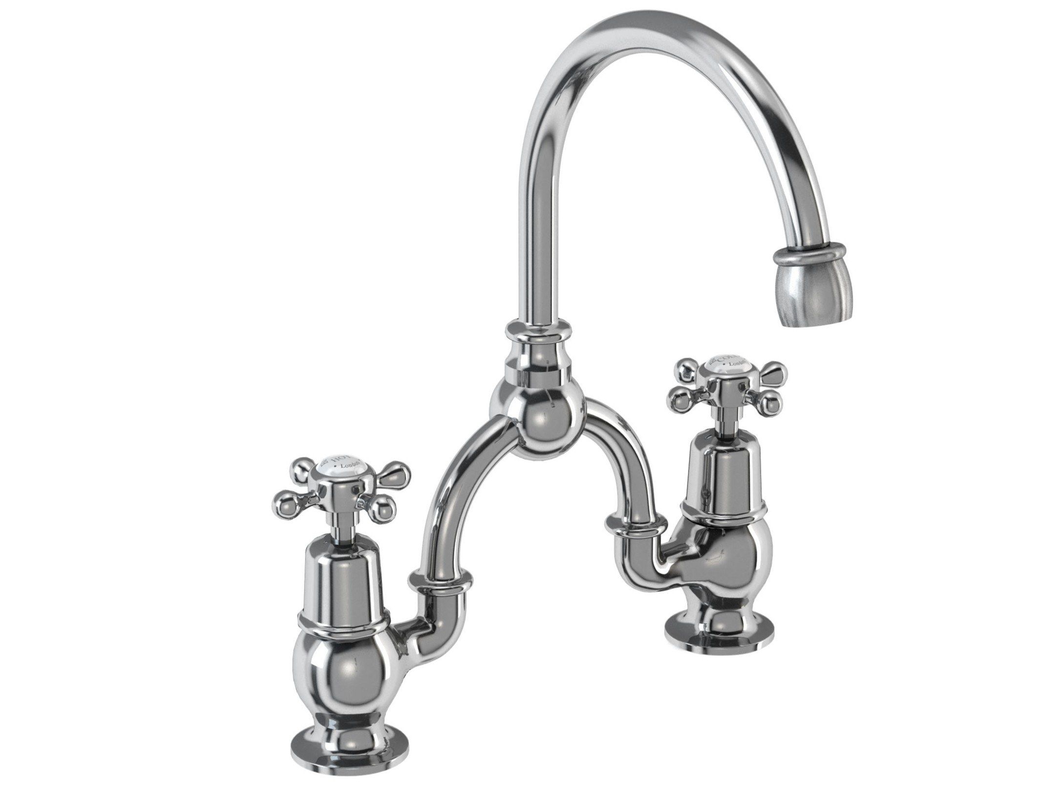 Смеситель для раковины с 2 отверстиями Burlington CLAREMONT ARCH-00062770