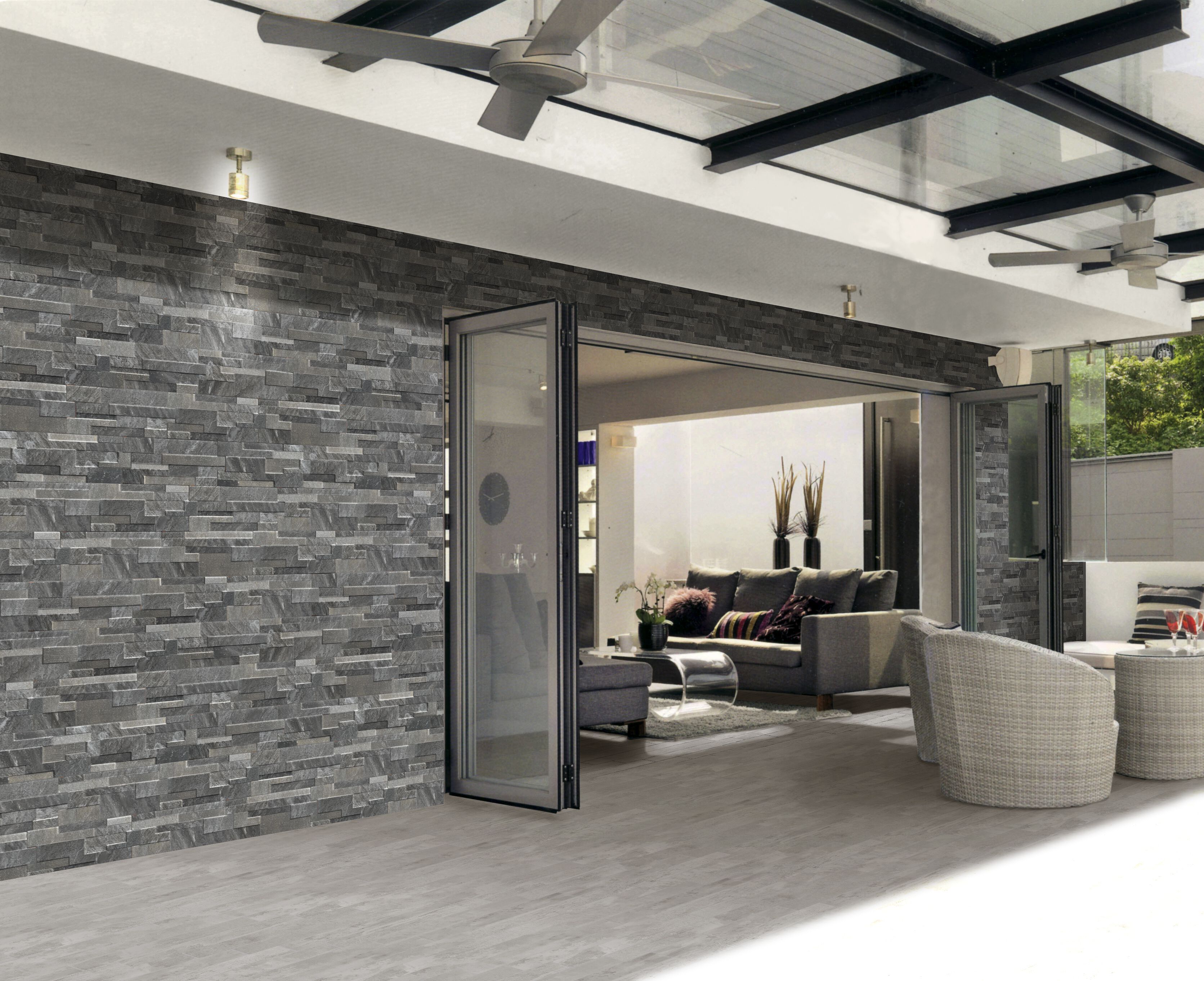 Пол / облицовка керамогранита с эффектом камня KERADOM NATIVA ARCH-00102493 - Вид №22