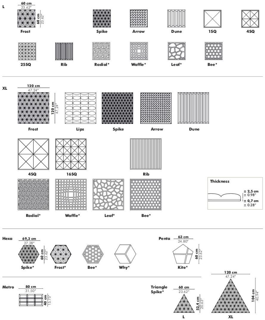 BuzziSpace Звукопоглощающее покрытие Buzzitile sun-id-1402297 - Вид №7