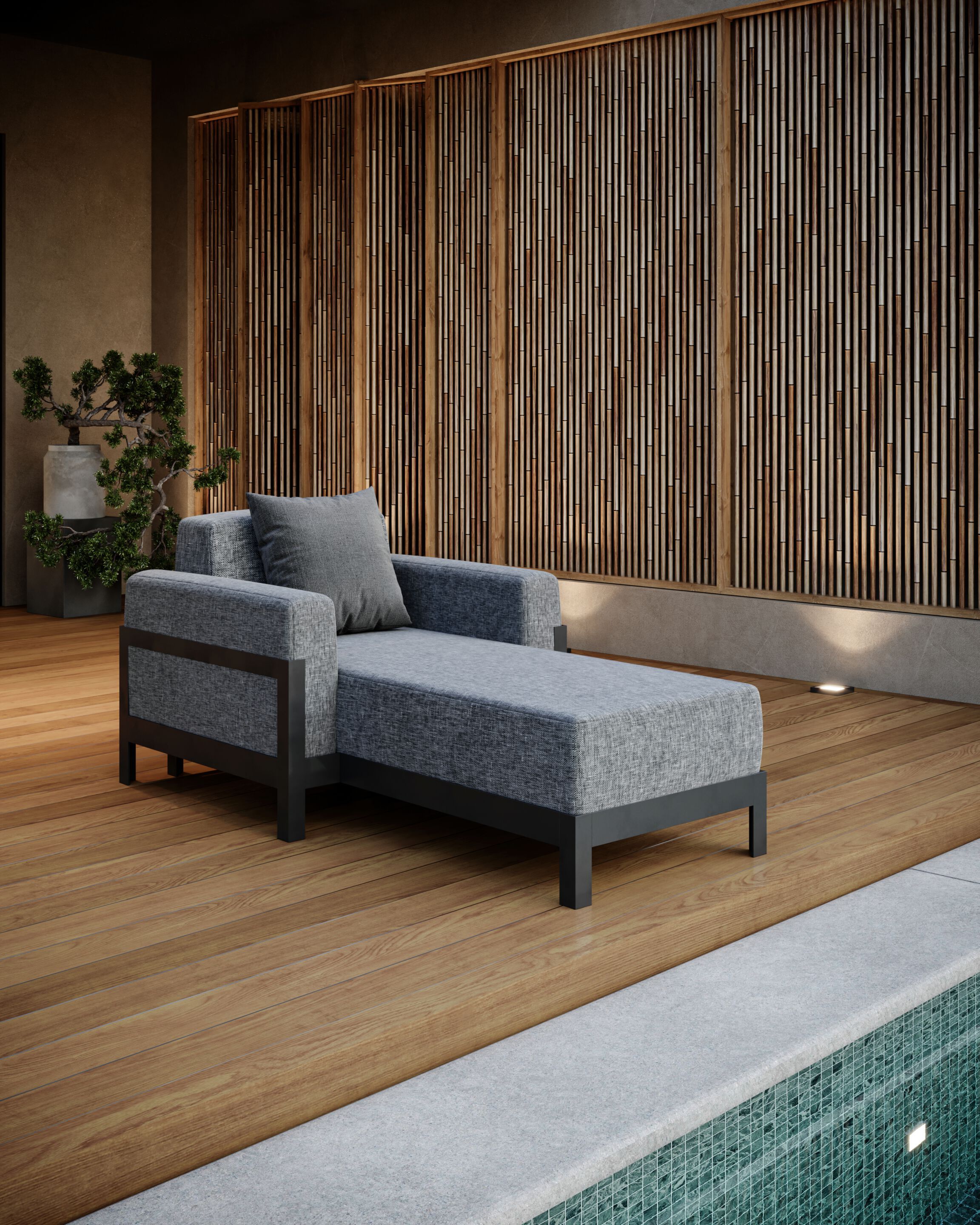 Ткань сад Dormeuse с подлокотниками Walters More Comfort ARCH-00024063 - Вид №3