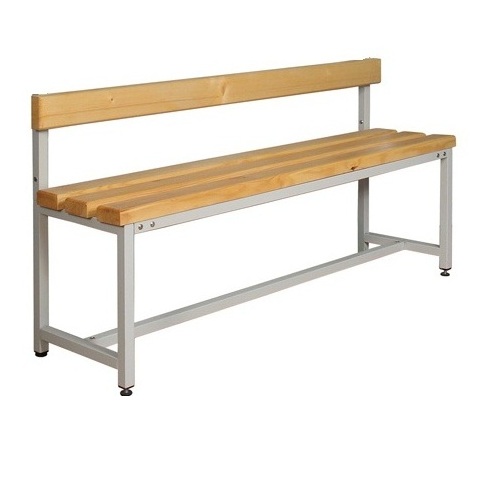 Скамья односторонняя для раздевалок со спинкой Sportpremier sun-id-2069086