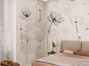 Обои с цветочными мотивами