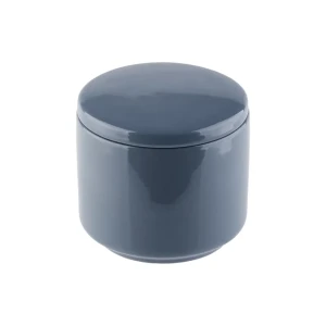 Керамическая баночка MOROSHKA Nechakra для ватных дисков в сине-сером цвете 89384098