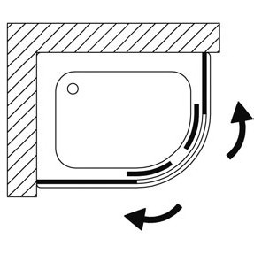 B7293ULUTR New Cee Сollection душевая зона  Samo 41177 - Вид №1
