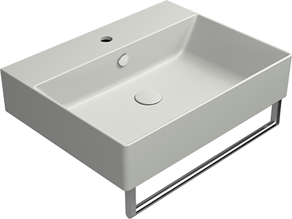 9431117 Подвесная раковина настенная овальная GSI ceramica  бежевая  - Вид №1